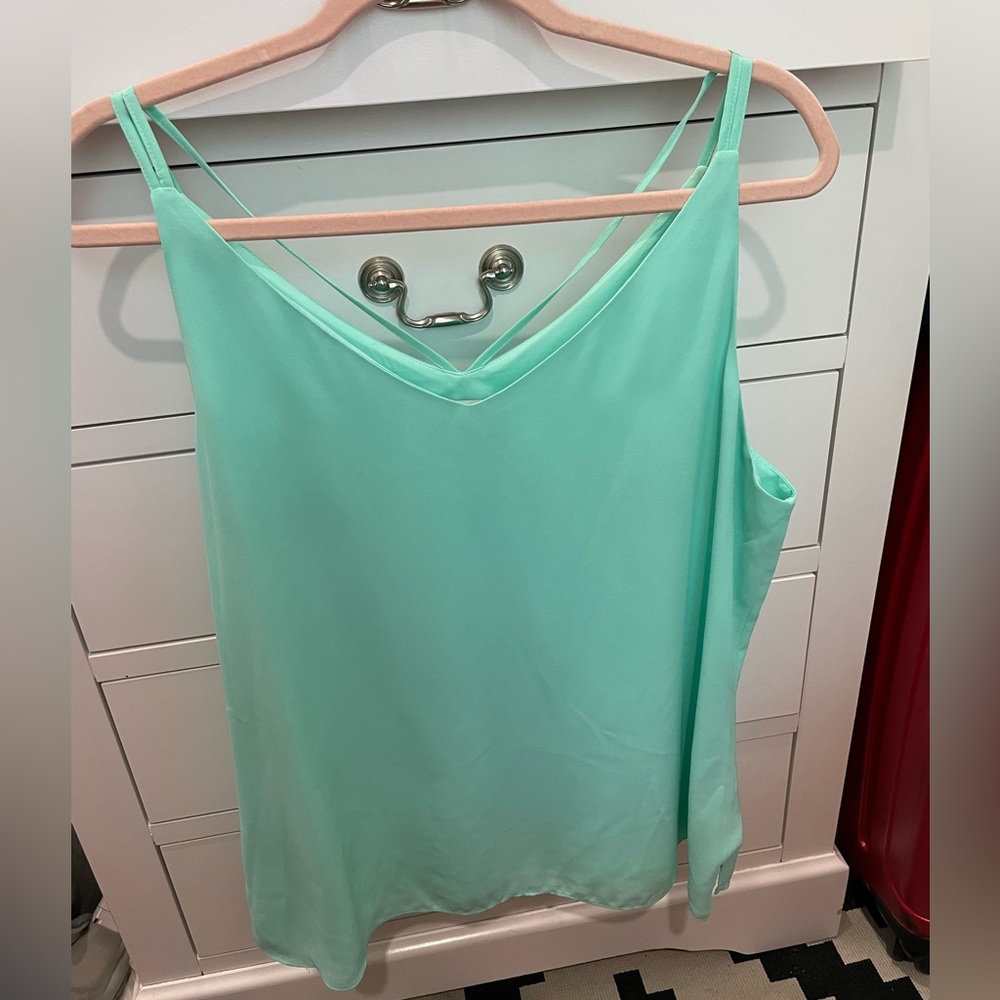 Sea foam green top by Crown and Ivy.  Worn only a couple of times.